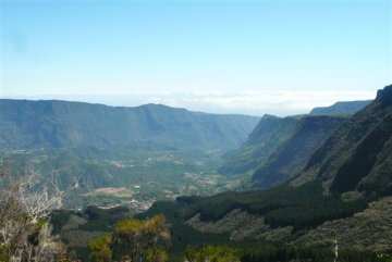 Vue sur le cirque de salazie