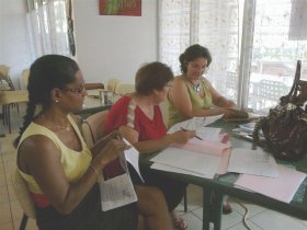 Lucie GIRDARY Chantal SIGISMEAU Patricia GRONDIN au contr&ocirc;le...